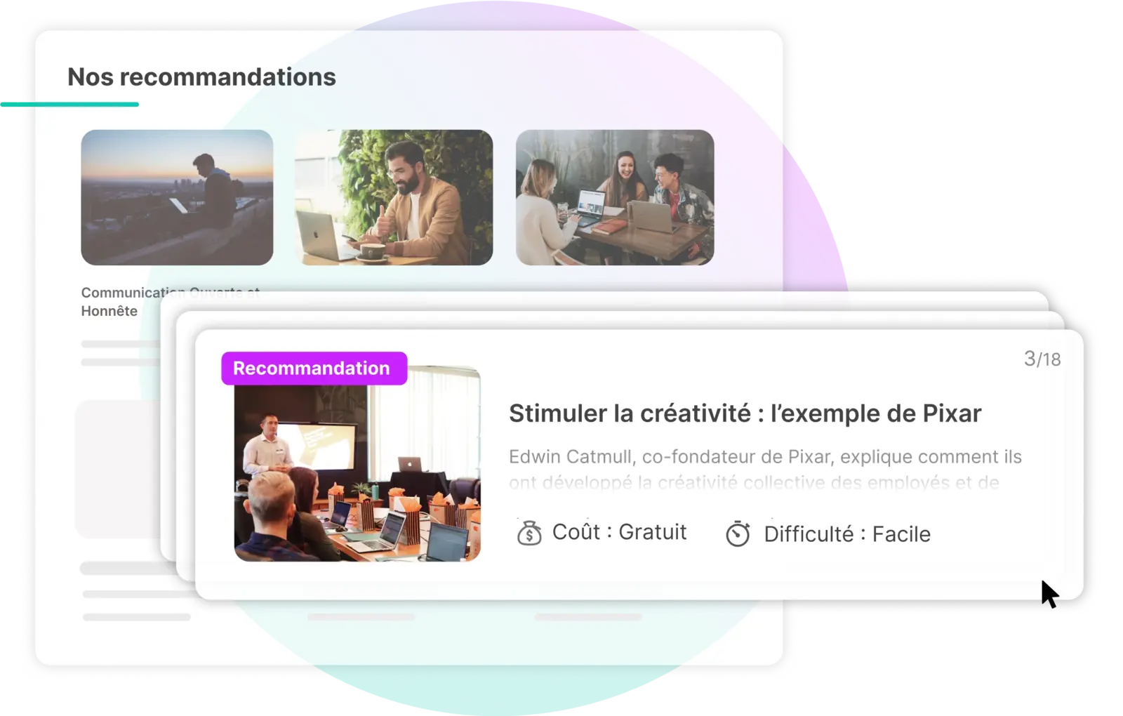 Recommended and prioritized actions in Amélio